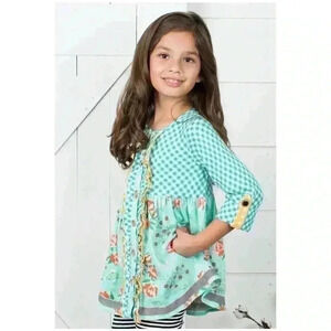 Matilda Jane Pecan Pie Top Once Upon A Time - Joanna Gaines Size 10